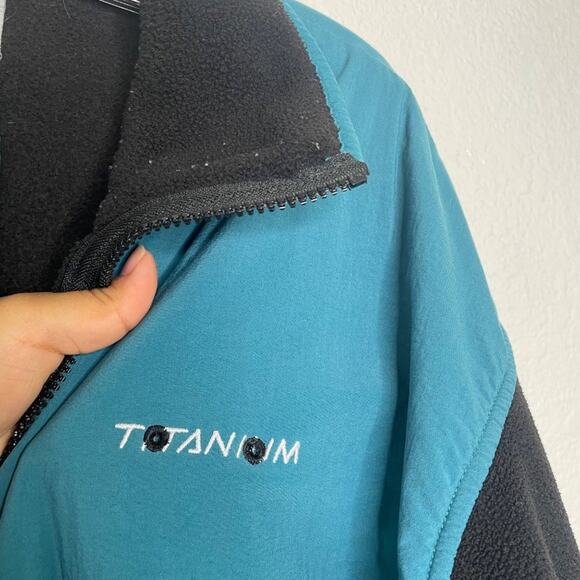 Columbia Mens Jacket Size L Color Block Vintage Long Sleeve Full Zip Pockets - Picture 10 of 12